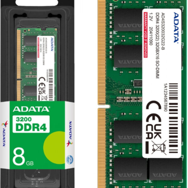 MEMORIA RAM DDR4 8GB ADATA LAPTOP