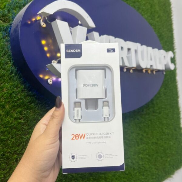 CARGADOR SENDEM TIPO C-IPHONE C15