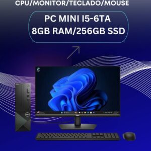 Combo PC I5 6TA GEN 8GB 256GB SSD WiFi | MONITOR 24" | TECLADO MOUSE | WIN11