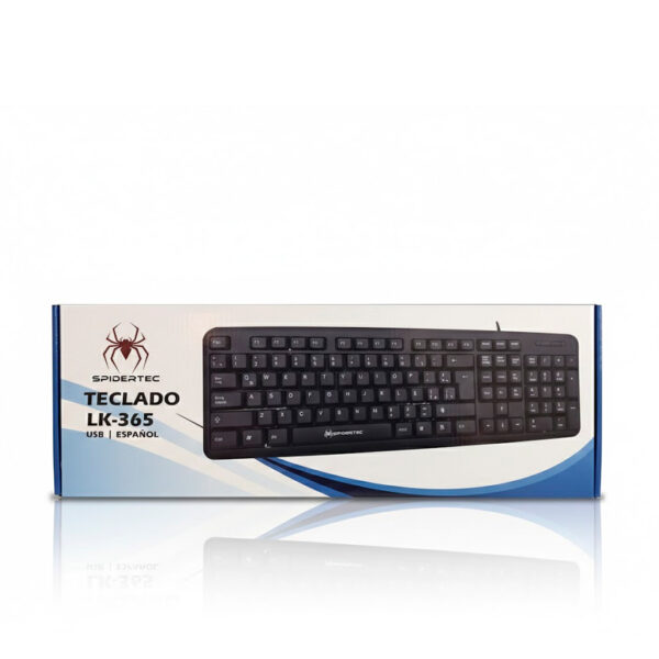 TECLADO SPIDERTEC LK-365 ESPAÑOL USB