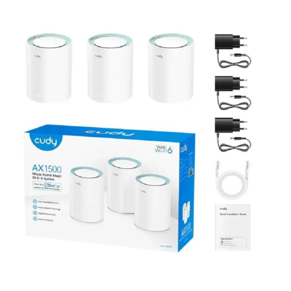 ROUTER CUDY MESH M1500 AX1500 GIGABIT 3P