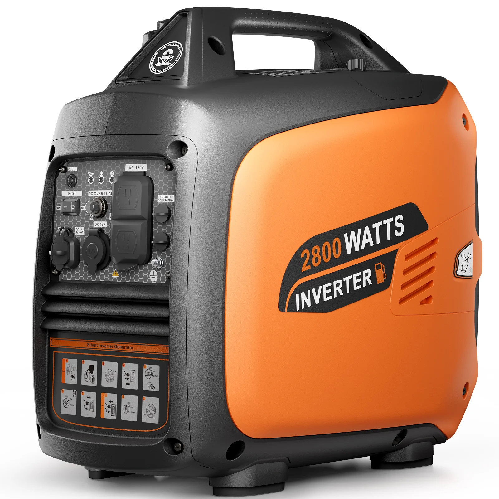 Planta Electrica Inverter Insonora EFURDEN 2.8KVA 110V