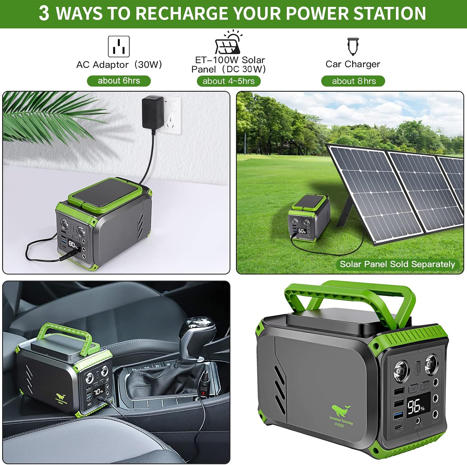 INVERSOR PORTATIL IFANZE P201 40.000MAH 150W DC12/5 AC110V - Image 5