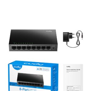 SWITCH CUDY GS108E 8P GIGABIT ADMINISTRA