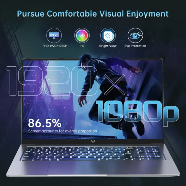 LAPTOP AOC ACEMAGIC GAMMER AMD RYZEN 7 5700U 16GB DDR4 512GB SSD 16.1" WIN11