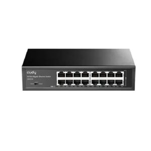 SWITCH CUDY 16P GS1016L GIGABIT RACKEABL