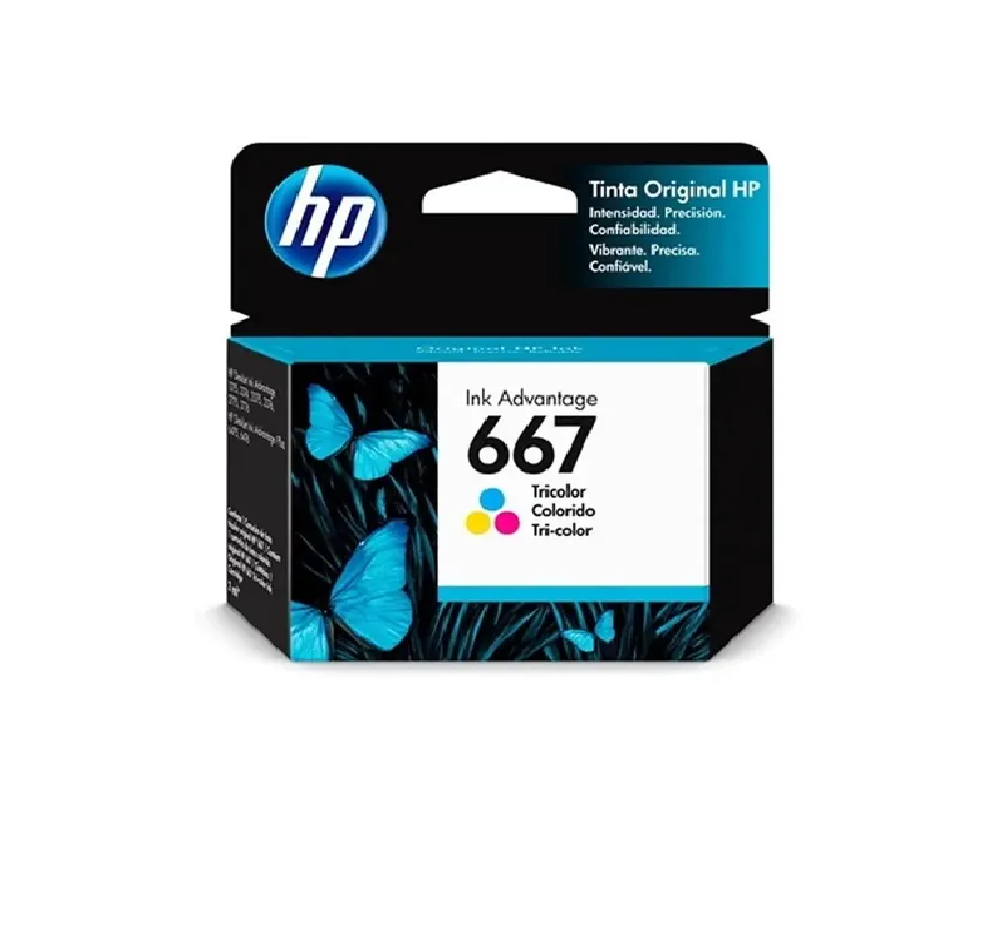 CARTUCHO DE TINTA HP 667 COLOR