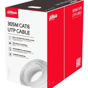 Cable UTP Categoría 6 Dahua 100% Cobre Gris