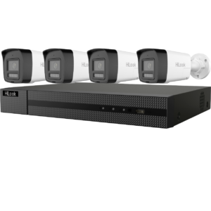 Kit HiLook DVR + 4 Cámaras para Exterior 2MP DVR + HDD 500GB