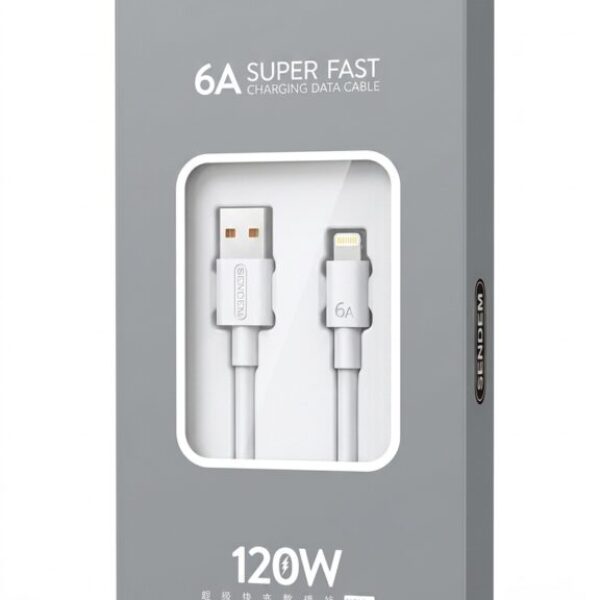 CABLE USB-IPHONE SENDEM T80P 120W