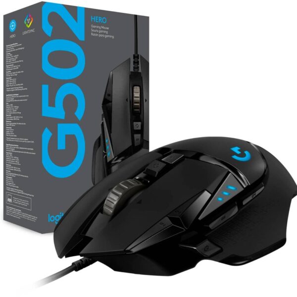 MOUSE GAMING LOGITEC HERO G502