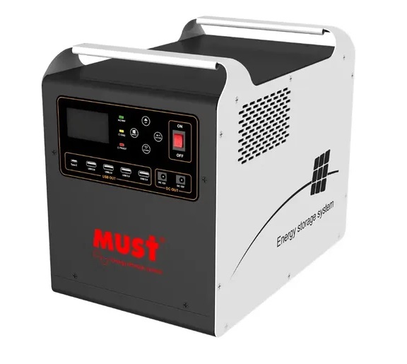 Inversor Portatil 1 KVA Must 1280Wh
