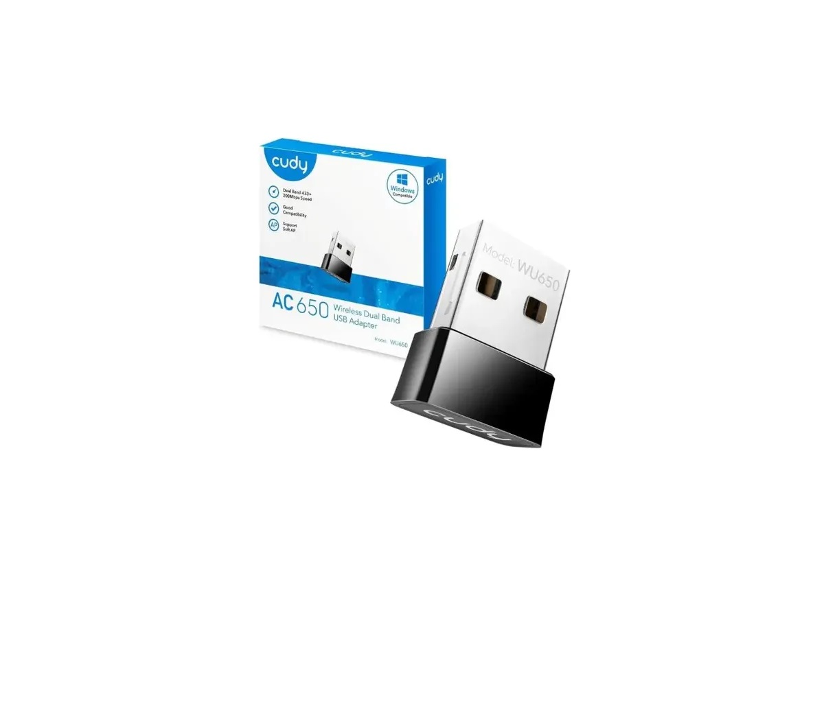 Adaptador USB Wi-Fi Cudy WU650 AC650