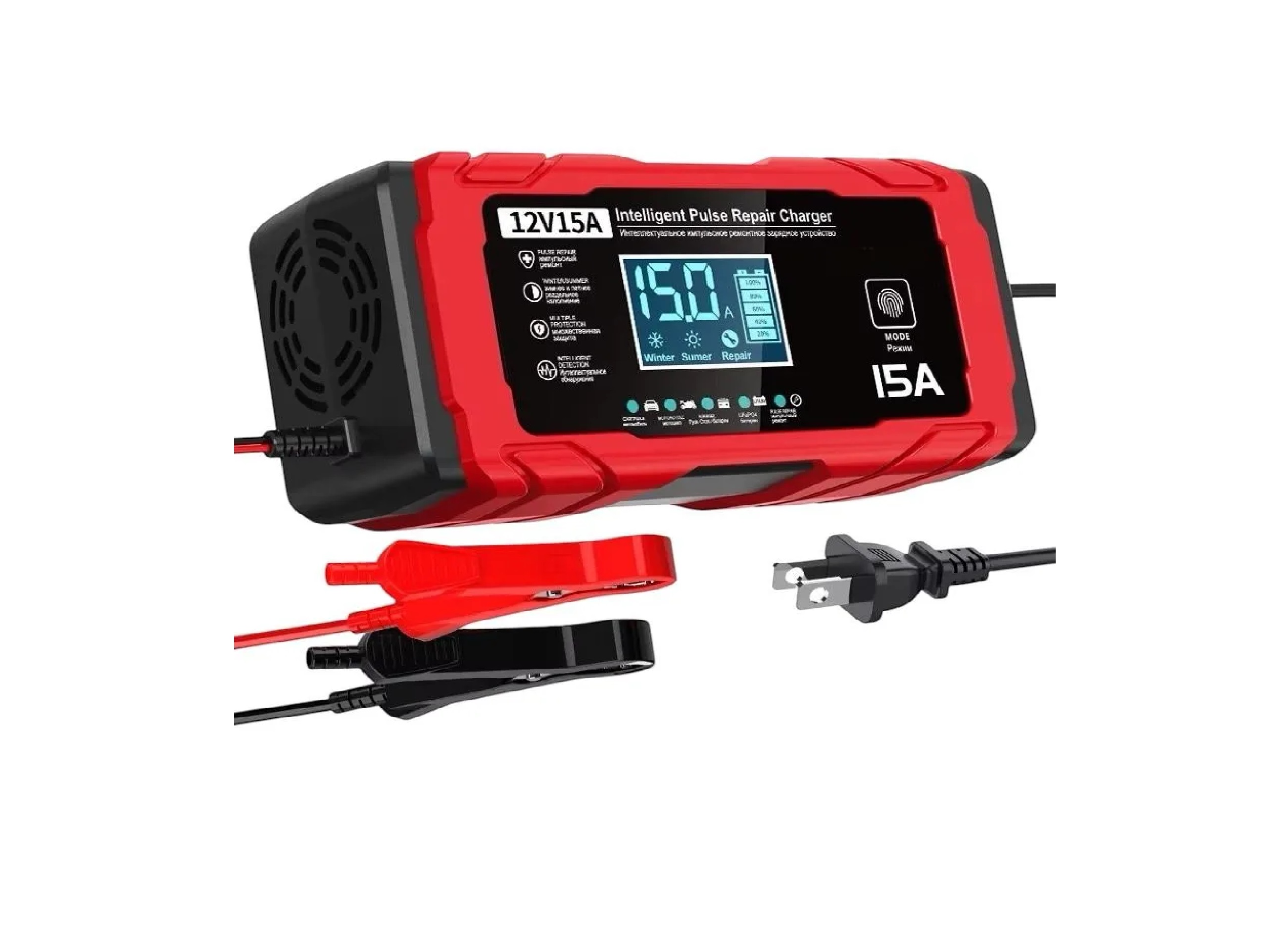 Cargador Baterías 12V/24V-8A