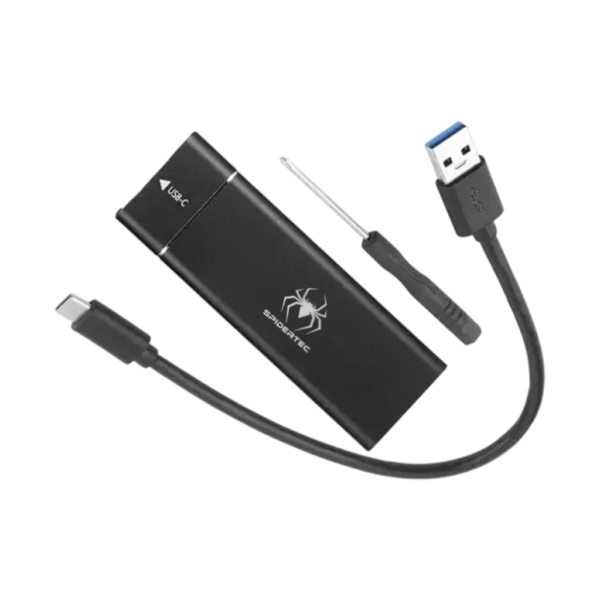 Case Spidertec Ferox  M.2 NVMe  USB 3.2 Tipo C