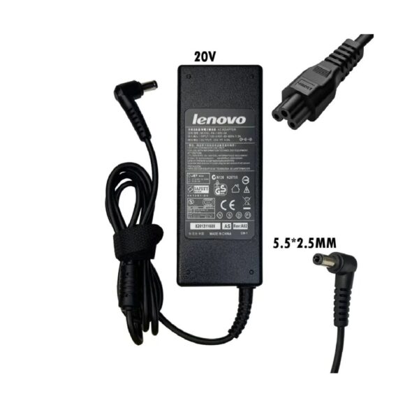 Cargador Lenovo 20V 2A  5.5 x 2.5