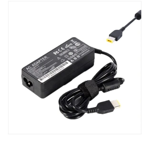 Cargador Lenovo 20V 3.25A Punta/Rectangular