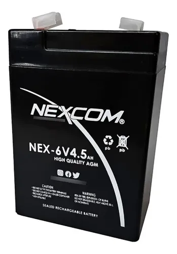 Bateria Nexcom 6V 4.5Ah