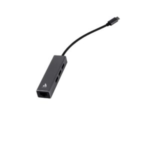 Hub astra tipo c a rj45 gigabit + 3 usb