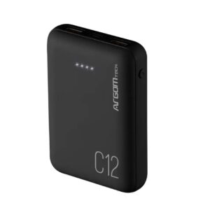 POWER BANK ARGOM C12 12000MAH NEGRO