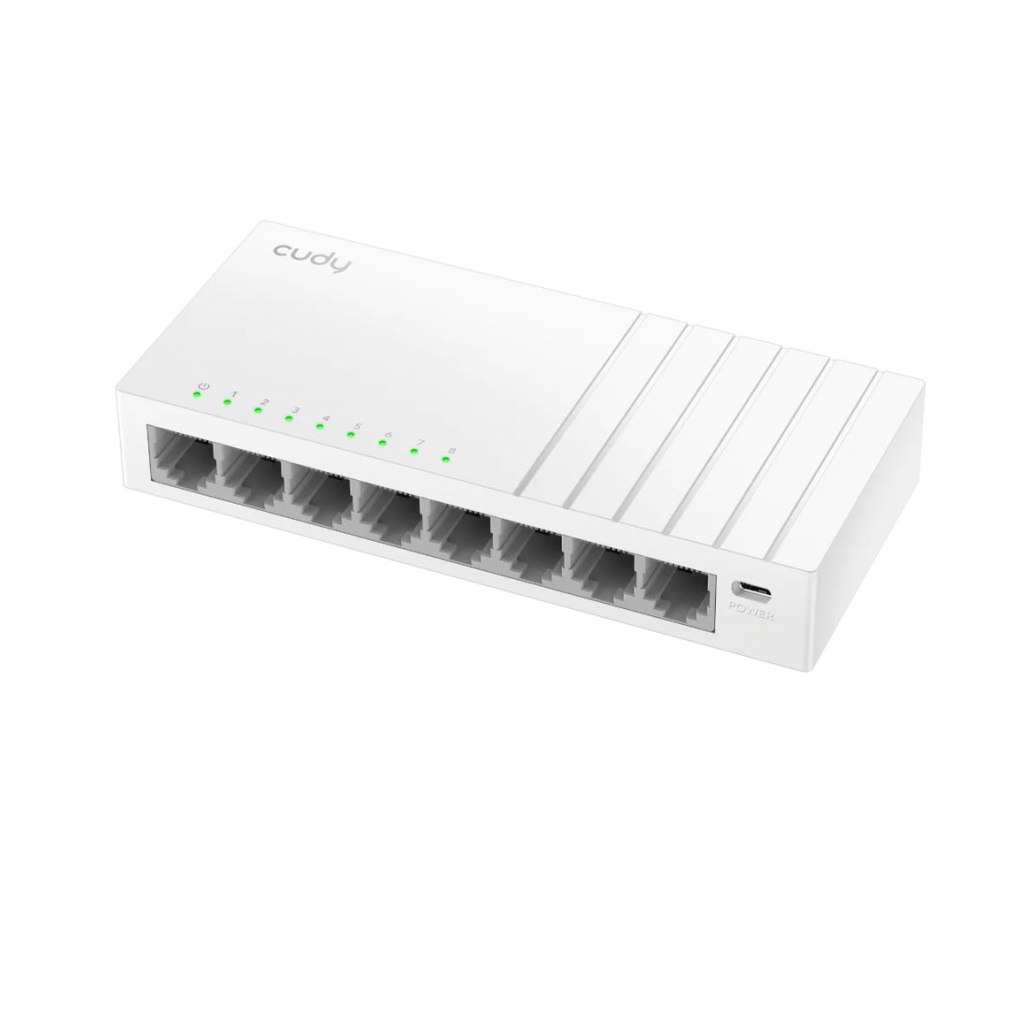 SWITCH CUDY 8P GIGABIT BLANCO