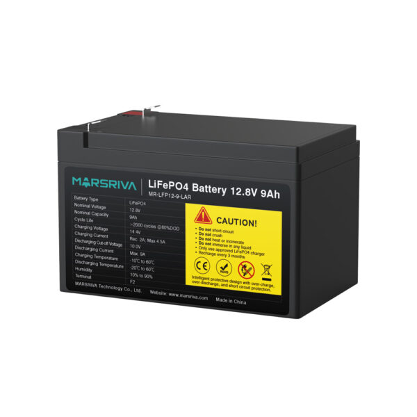 Bateria Marsriva Litio 12.8V 9Ah