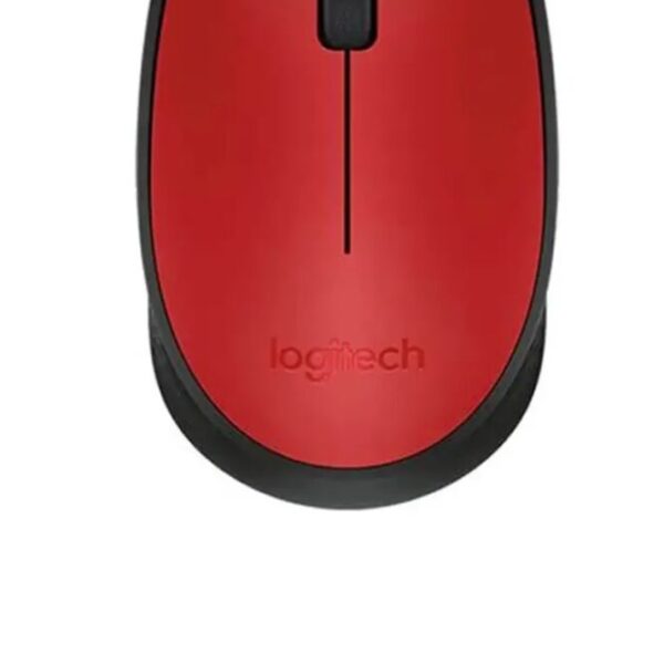 Mouse  Logitech Inalámbrico M170 Rojo/Negro