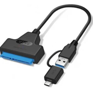 Cable Adaptador USB 3.0 / USB-C a SATA con OTG