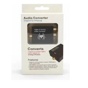 CONVERTIDOR SPIDERTEC AUDIO DIGITAL/ANAL