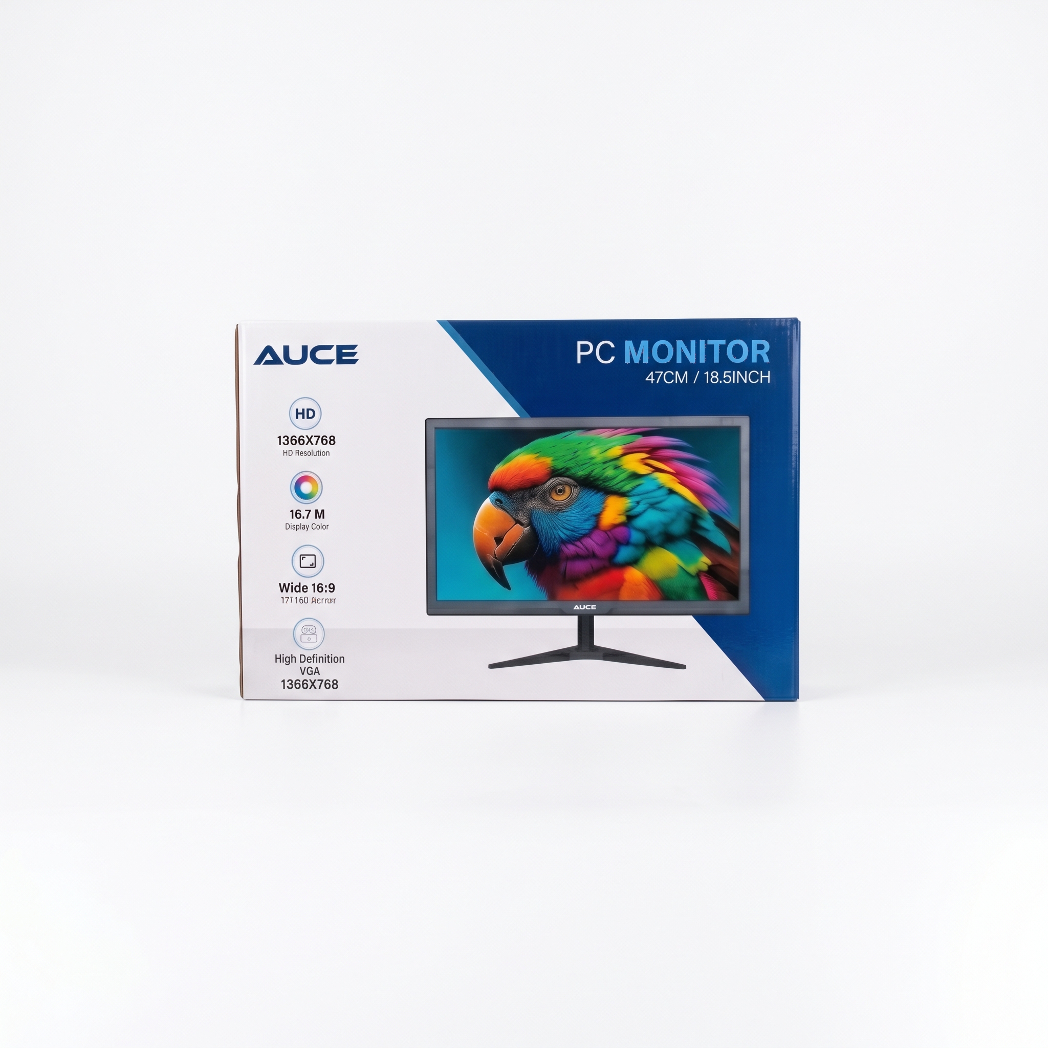 Monitor LED AUCE 18.5" HDMI / VGA - Image 2