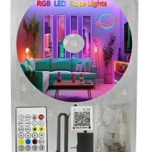 Cinta neon led 12v-24v 5m rgb ritmica