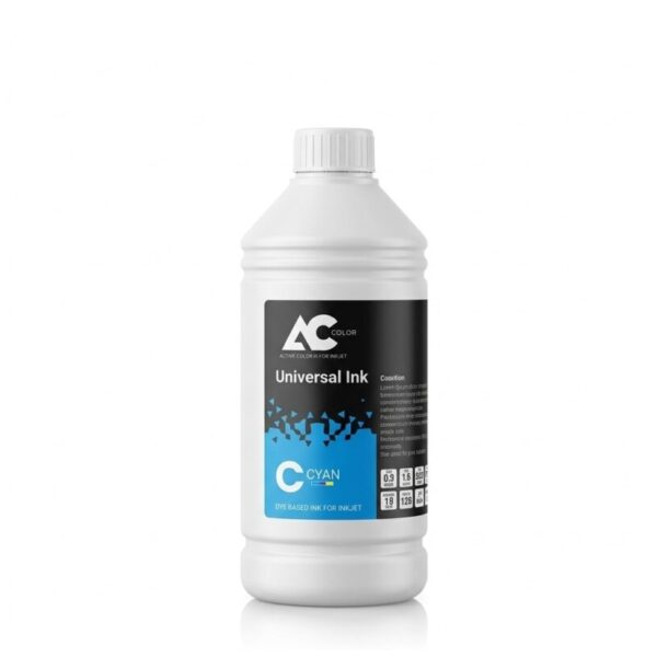 TINTA AC INK 1000ML CIAN