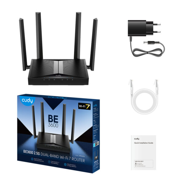 Router Cudy WR3600 BE3600 Wi-Fi 7 Gigabit